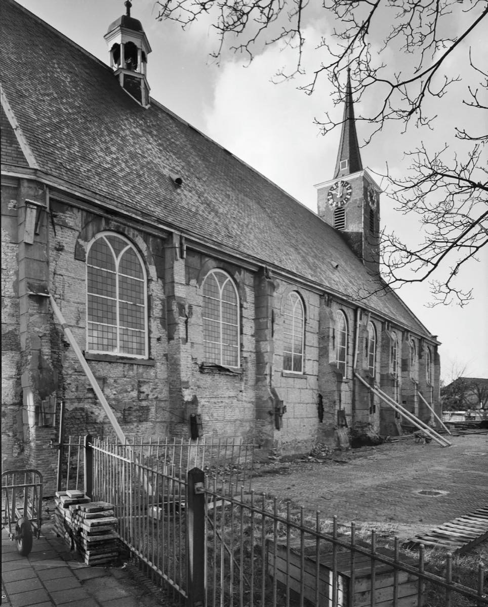 Façade nord de l'église réformée à Bleiswijk — Rijksdienst voor het Cultureel Erfgoed
