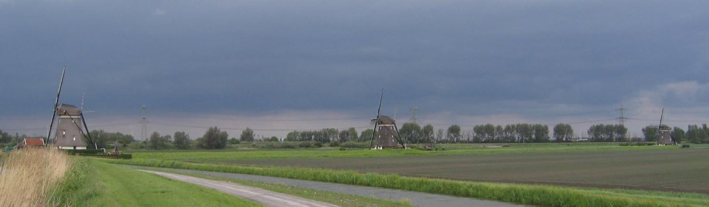The Molenviergang at Zevenhuizen — four mills that have drained the Tweemanspolder since 1722
